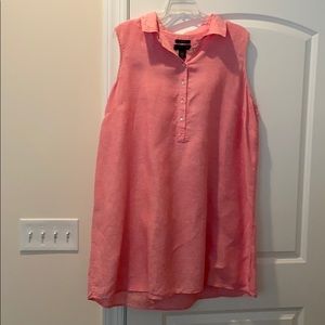 Pink/Coral Linen Dress
